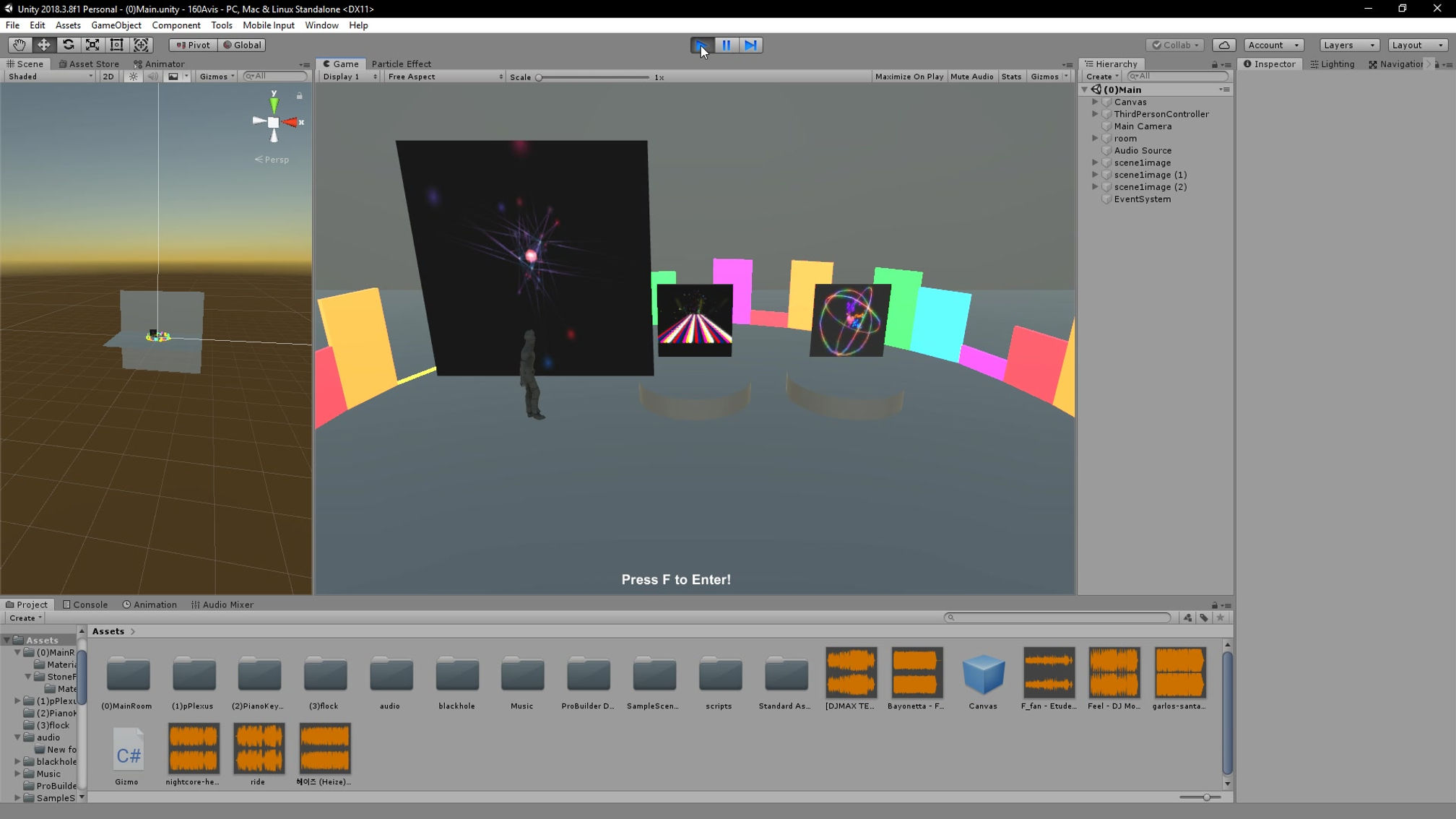 WEEK 7-8 working in Unity